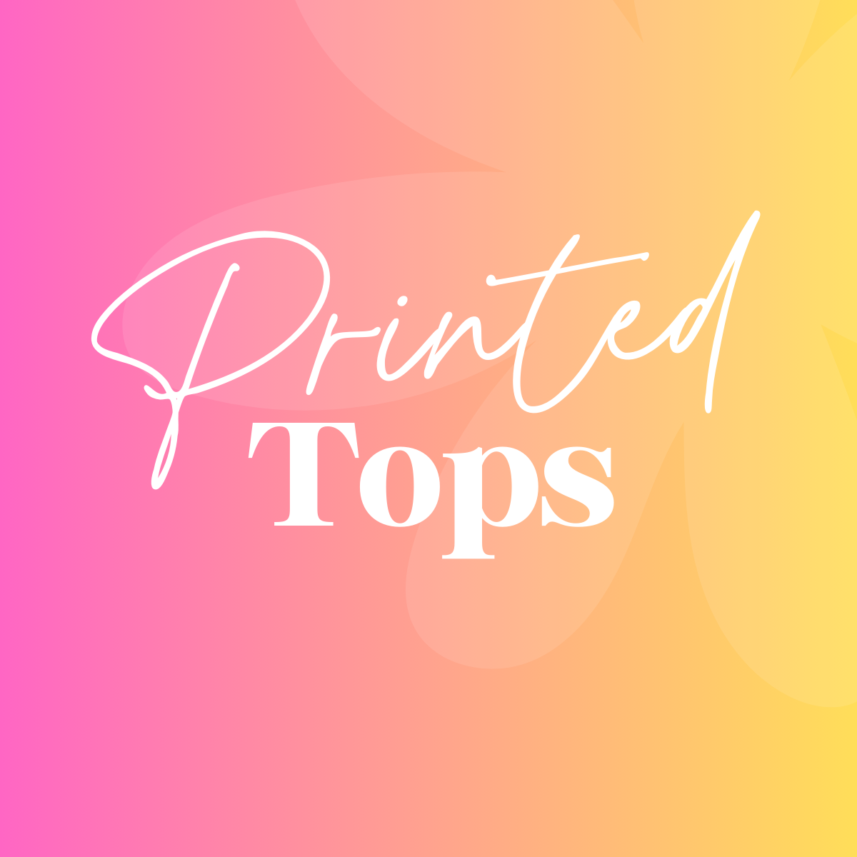 Printed Tops