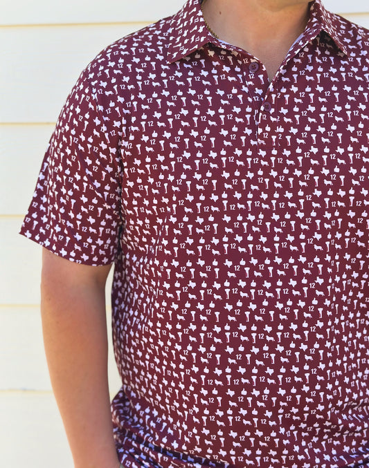 Gig Em - Men's Performance Polo