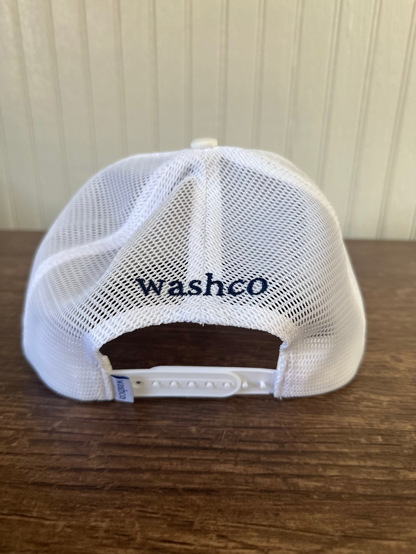 Washco Hat - White With Bluebonnet