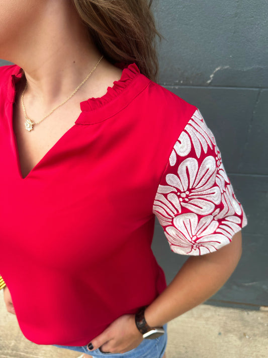 The Ruth top by Washco Apparel is a part of our Game Day Collection and is perfect for showing off your school spirit!