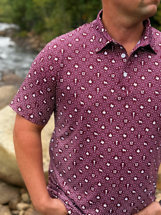 The Whoop Men's Performance Polo by Washco Apparel