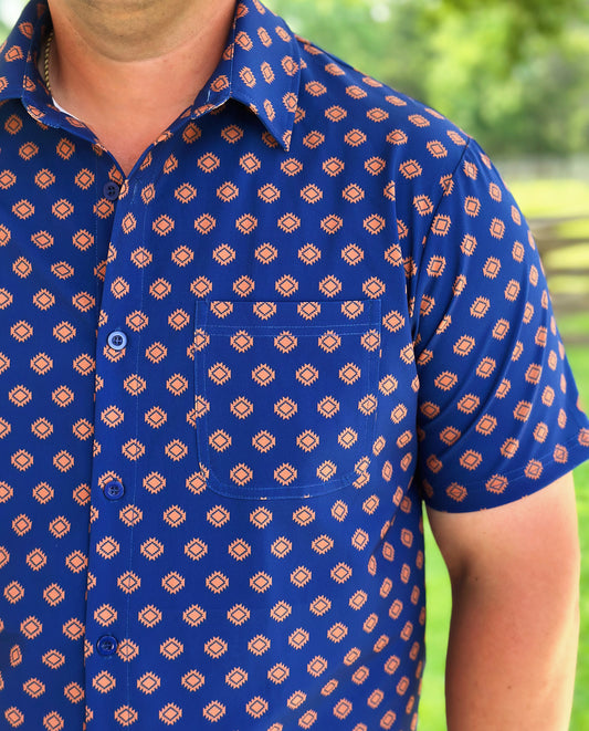 Washco Apparel - The Jeff Performance Button Down Details