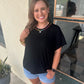 The Addie top by Washco Apparel is cute, comfy and the perfect slightly over-sized top for all occasions.