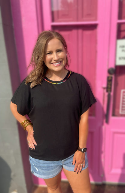 The Addie top by Washco Apparel is cute, comfy and the perfect slightly over-sized top for all occasions.