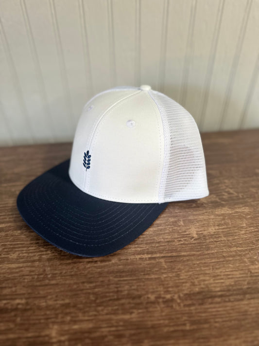 Washco Hat - White With Bluebonnet