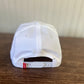 Washco Hat - White With Red W Circle Logo (Rope Hat)