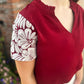  Calling all Texas A&M Fans! The Lacey top by Washco Apparel is a part of our Game Day Collection and is perfect for showing off your school spirit! 