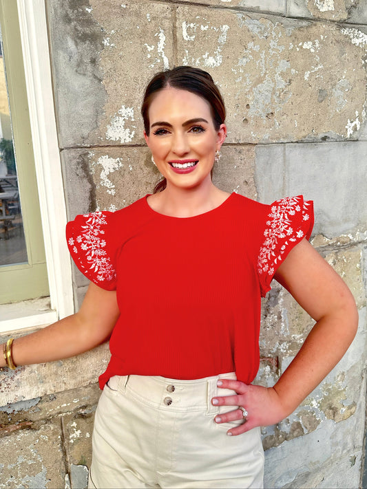 The Milana top by Washco Apparel is a part of our Game Day Collection and is perfect for showing off your school spirit!