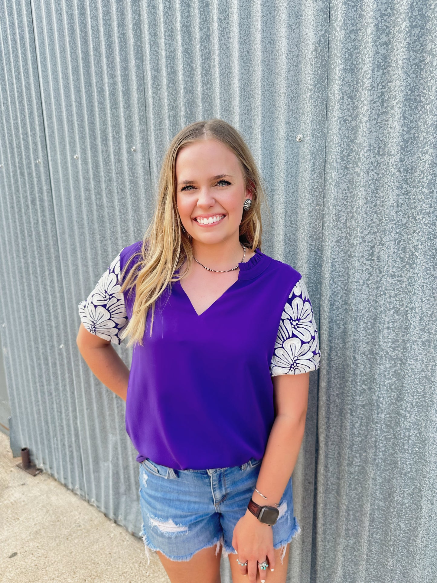 The Monti top by Washco Apparel is a part of our Game Day Collection and is perfect for showing off your school spirit!