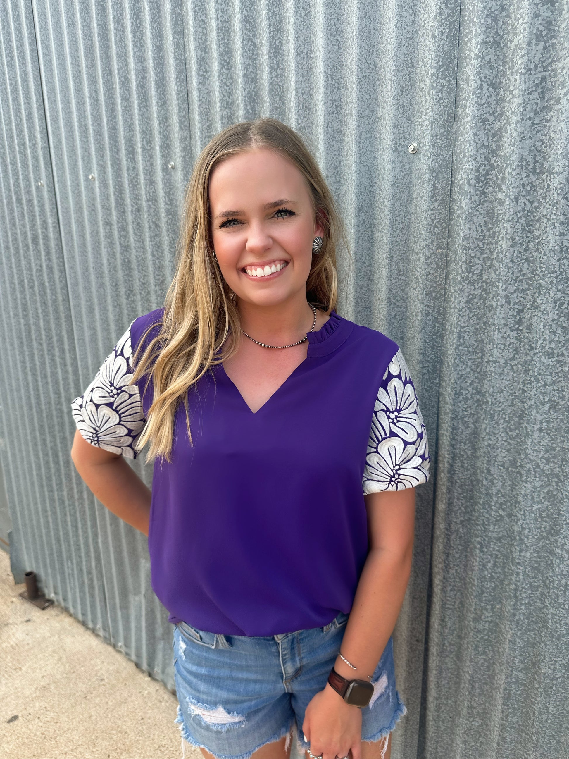 The Monti top by Washco Apparel is a part of our Game Day Collection and is perfect for showing off your school spirit!