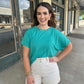 The Tess top by Washco Apparel is cute, comfy and the perfect slightly over-sized top for all occasions.