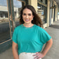 The Tess top by Washco Apparel is cute, comfy and the perfect slightly over-sized top for all occasions.