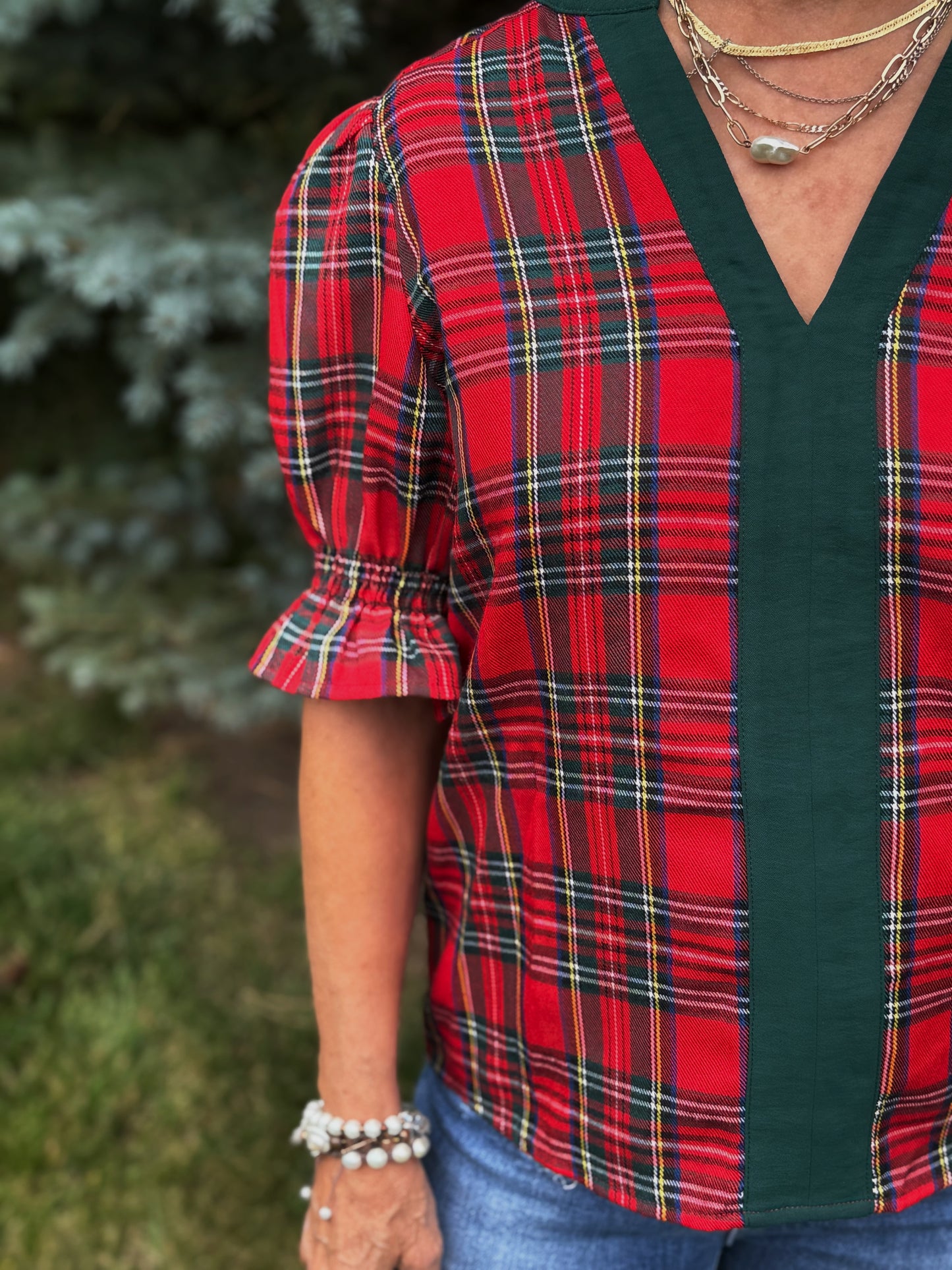 Red and Green Christmas Plaid