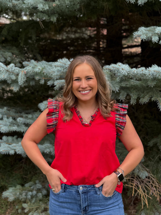 Christmas top by Wascho Apparel