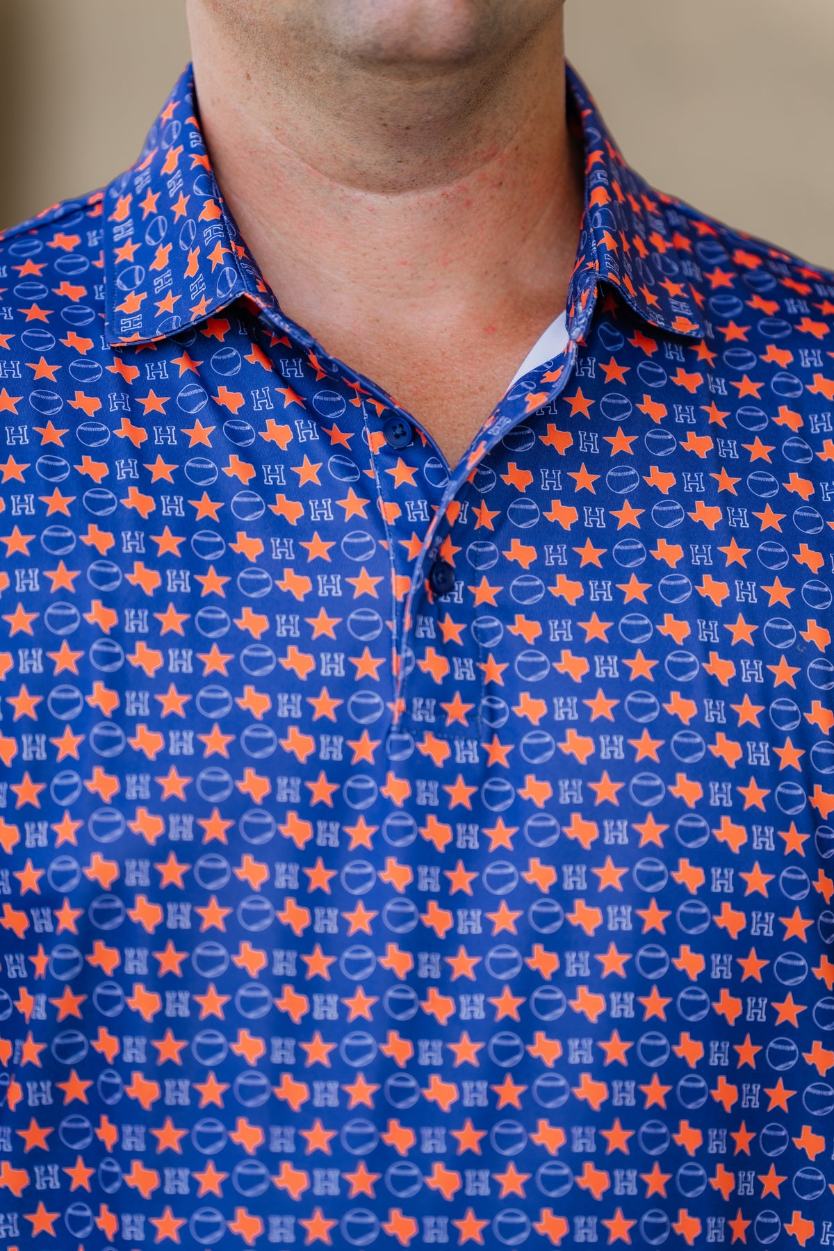 The H-Town Polo - Washco Apparel - Houston Astros Polo