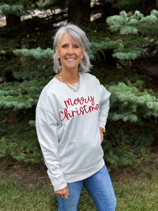 Merry Christmas Sweatshirt by Washco Apparel
