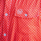 Red top with white detail - The Kenny Button Down - Washco Apparel