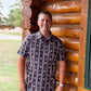 Aztec Stripe polo by Washco Apparel