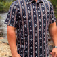 Aztec stripe polo by Washco Apparel