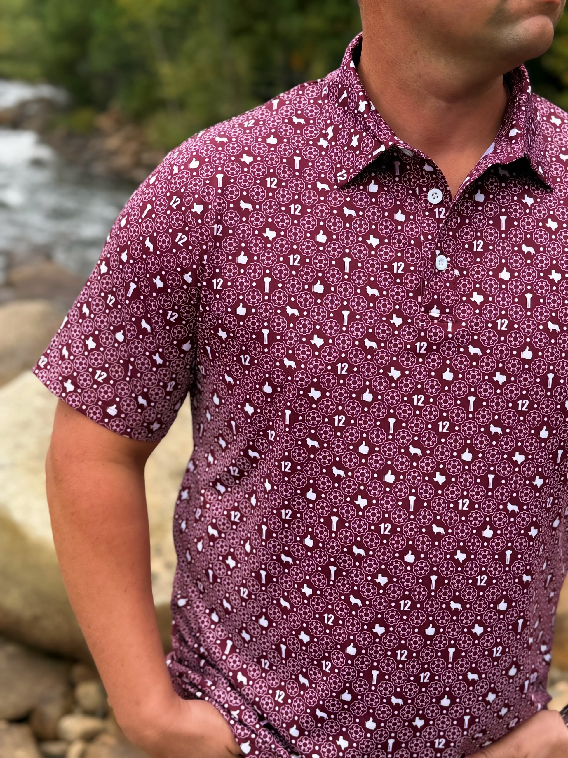 The Whoop Men's Performance Polo by Washco Apparel
